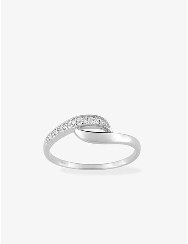 Bague fantaisie or blanc...