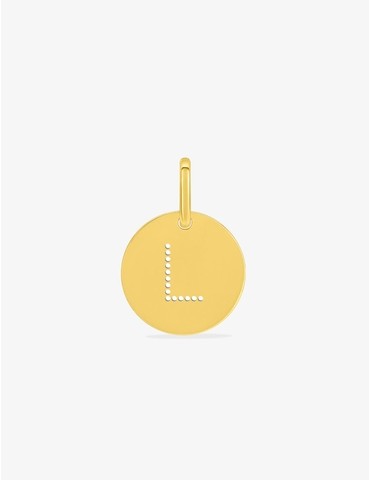 Pendentif jeton initiale L...