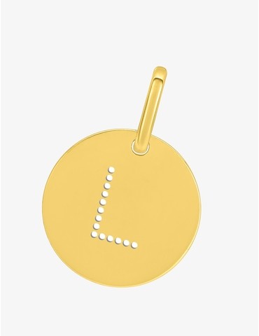 Pendentif jeton initiale L...