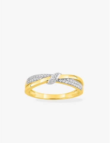 Bague fantaisie or jaune...