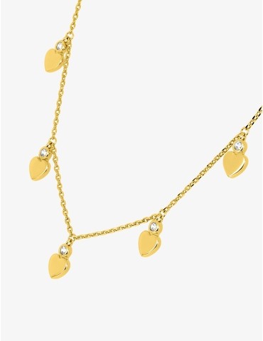 Collier breloques cœur...