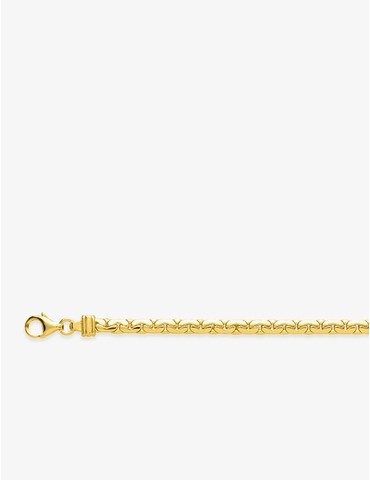 Collier chaîne plaqué or,...