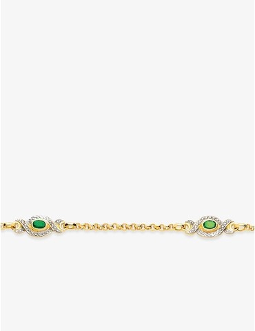 Bracelet fantaisie or jaune...