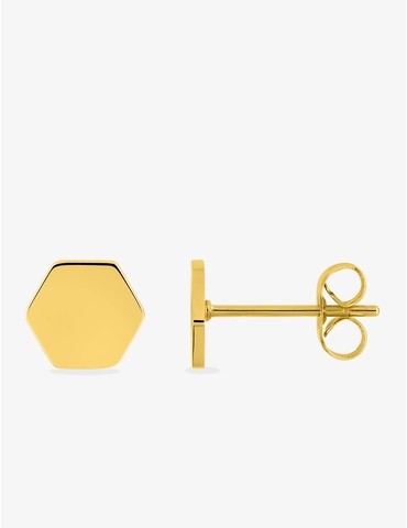 Boucles d'oreilles hexagone...