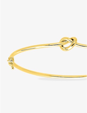 Bracelet jonc ouvrant nœud...