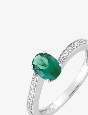 Solitaire fantaisie argent...