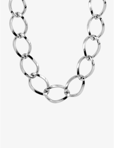 Collier sautoir acier