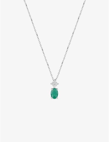 Collier géométrique en or...