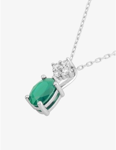 Collier géométrique en or...