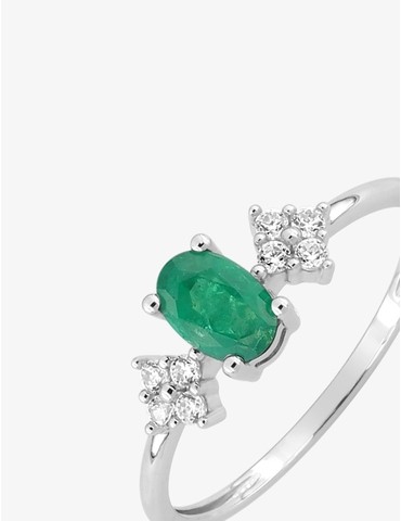 Bague géométrique en or...