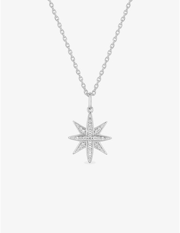Collier motif étoile en...