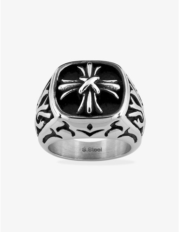 Bague en acier pour homme,...