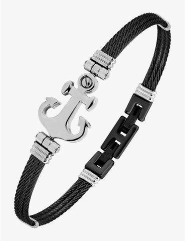 Bracelet en acier rigide,...