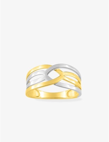 Bague en or jaune 750 ‰ et...