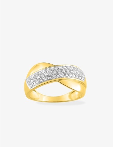 Bague en or jaune 375 ‰...