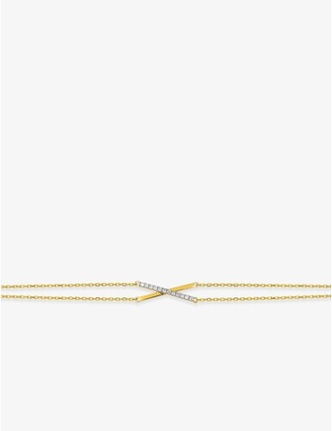 Bracelet en or jaune 750 ‰,...