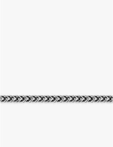 Bracelet tressé acier gris...