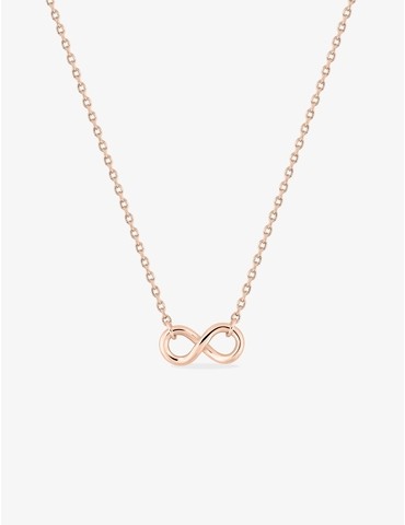 Collier plaqué or rose avec...