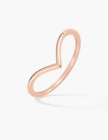 Bague en or rose 375 ‰...