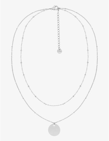 Collier acier avec double...