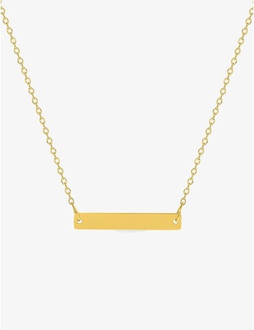 Collier plaqué or jaune...