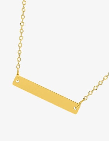 Collier plaqué or jaune...