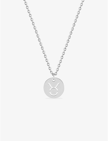 Collier acier gris avec...