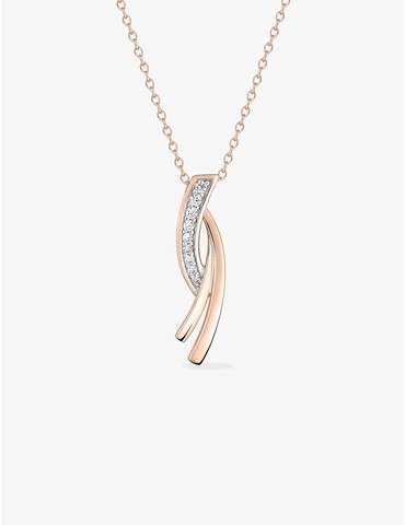 Collier en plaqué or,...