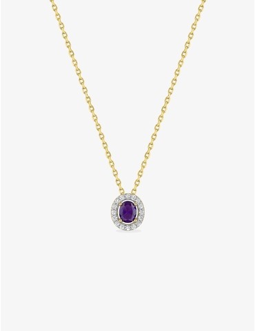 Collier en plaqué or,...