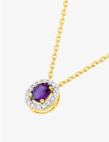 Collier en plaqué or,...
