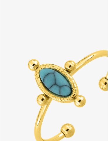 Bague ajustable en acier...