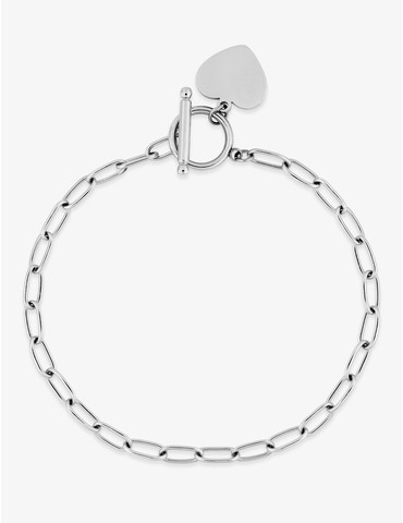 Bracelet en acier gris,...