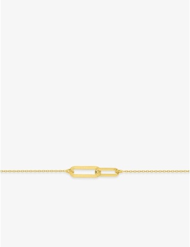 Bracelet en or jaune 375 ‰,...