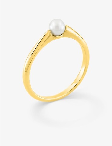 Bague en plaqué or avec...