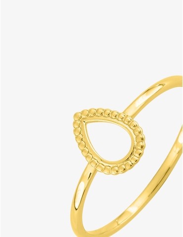 Bague fantaisie en or jaune...