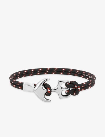 Bracelet cordon acier gris...
