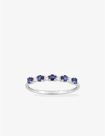 Bague or blanc 375‰...