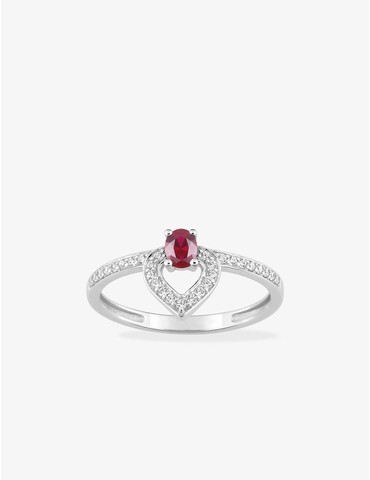 Bague or blanc 375‰...