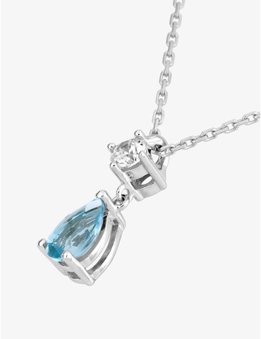 Collier or blanc 375‰...