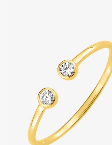 Bague or jaune 375‰ oxyde...