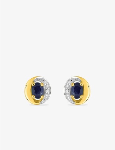 Boucles d'oreilles or jaune...
