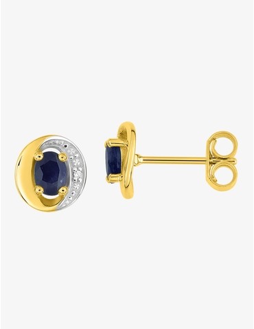 Boucles d'oreilles or jaune...