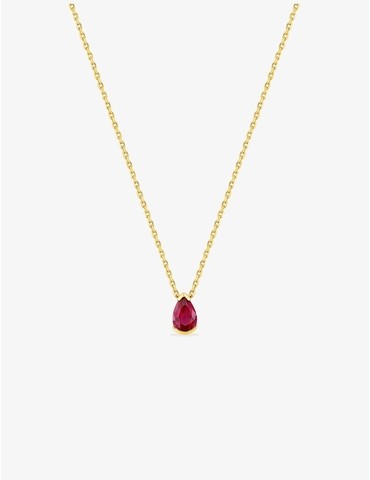 Collier or jaune 750 ‰ et...