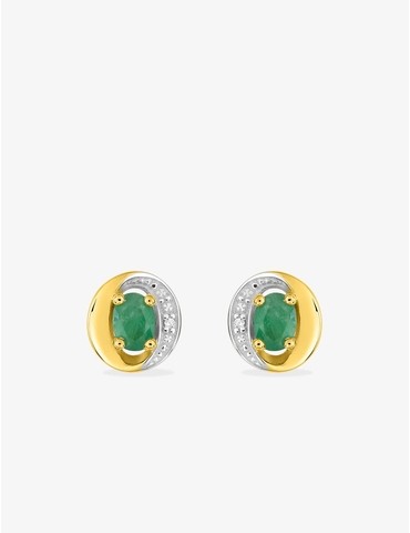 Boucles d'oreilles clous or...