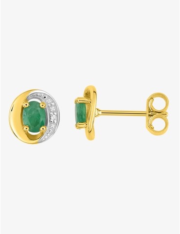 Boucles d'oreilles clous or...