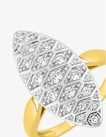 Bague or jaune 750 ‰,...