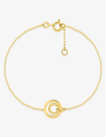 Bracelet or jaune 750 ‰...