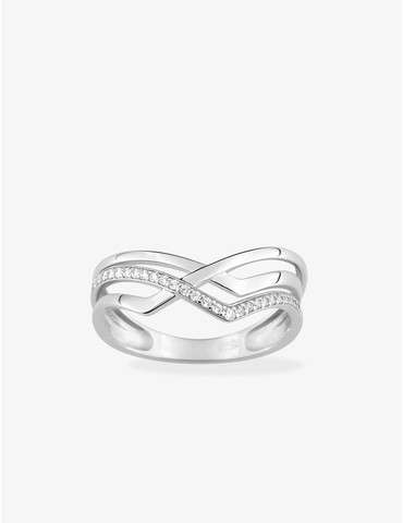 Bague en or 750 ‰ blanc...