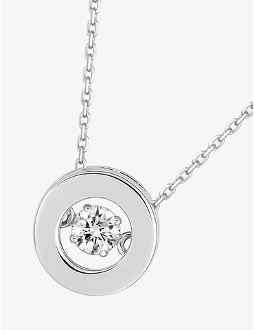 Collier or 750 ‰ blanc avec...