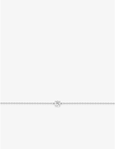 Bracelet or 750 ‰ blanc...